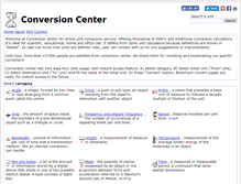 Tablet Screenshot of conversioncenter.net